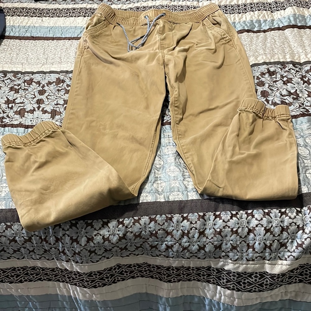 Khaki joggers